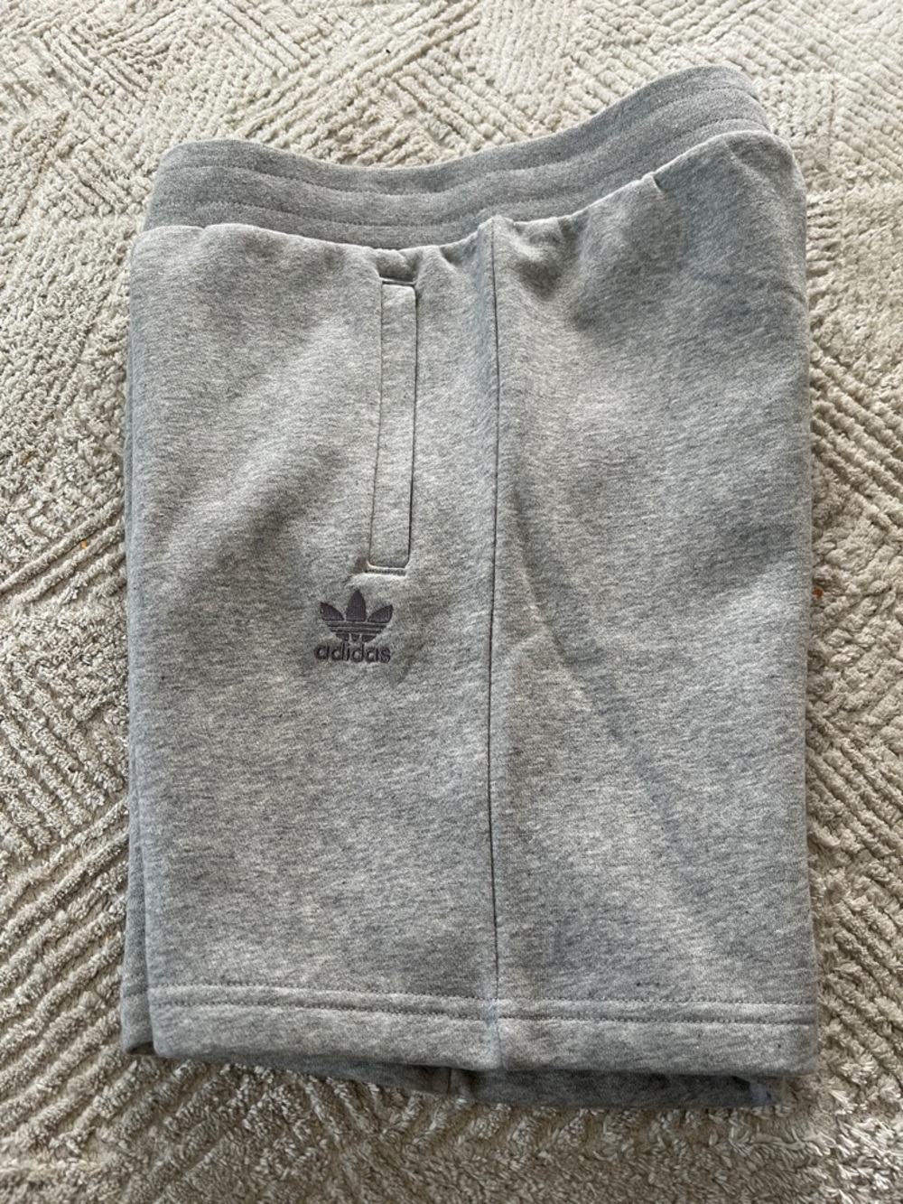 Boy’s Adidas Originals Trefoil Essentials Grey Shorts